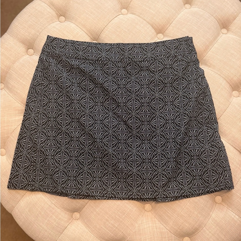 Rosier Hawaiia Geometric Black and White Women's Skirt